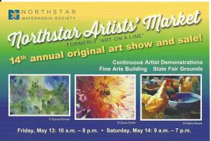 Invite to Artist Market Original Art Sale 